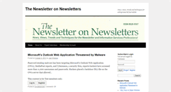 Desktop Screenshot of newsletteronnewsletters.com